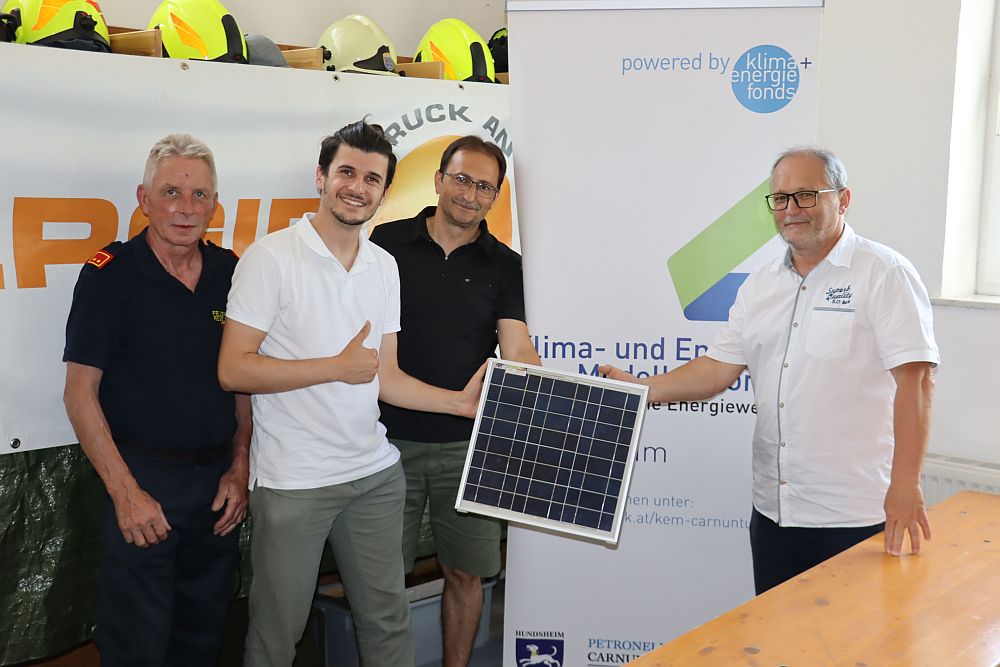 Green solar power for the Regelsbrunn fire department